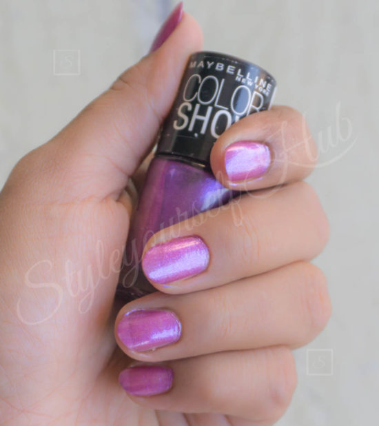 Color Show Devil Wears Purple Nail Polish