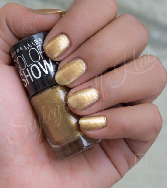 Color Show Burnished Gold Nail Polish