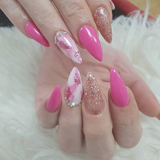 Glittery Pink