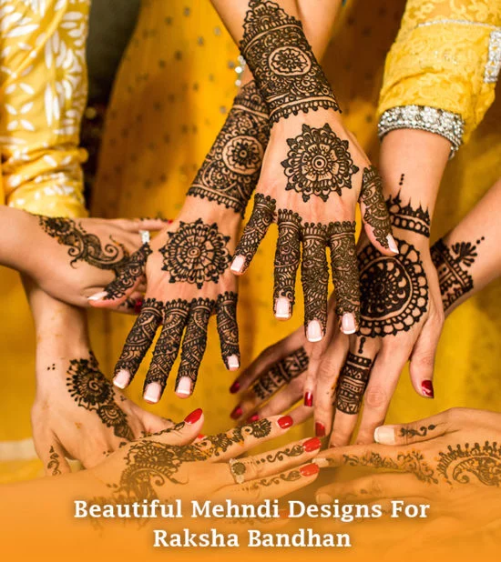 Beautiful Mehndi Designs for Raksha Bandhan