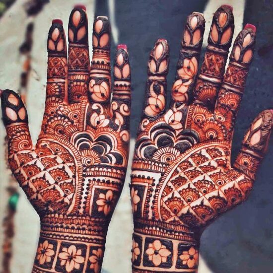 Front Hand Mehndi Design