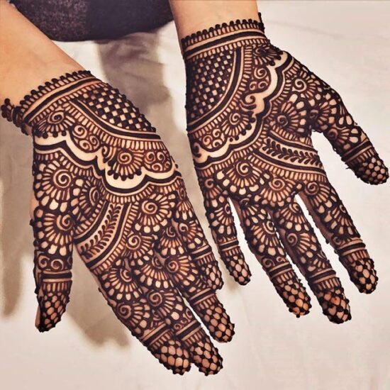 Front Hand Mehndi Design