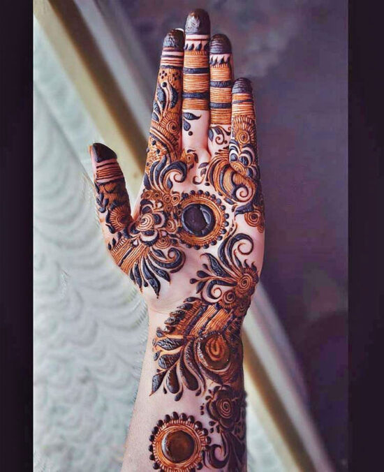 Front Hand Mehndi Design