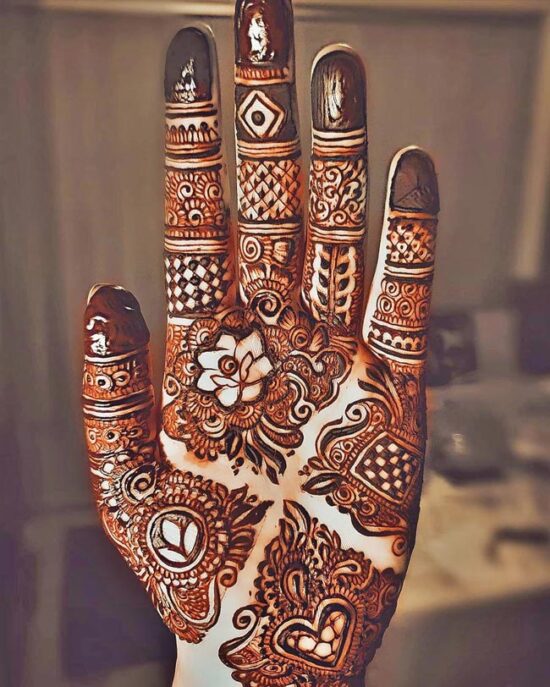 Front Hand Mehndi Design