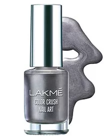 grey-lakme-color-crush-nail-polish