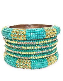 Peacock Green Bangles