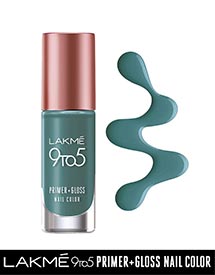 Lakme 9to5 Nail Polish Peacock Green