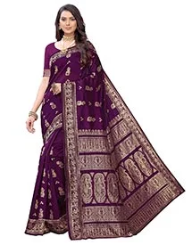 Purple Saree