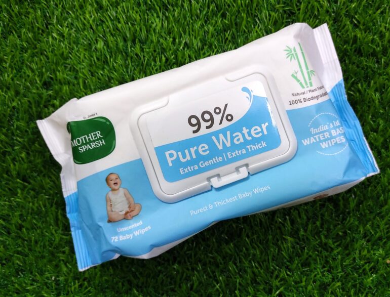 Mother Sparsh Unscented 99% Water Baby Wipes