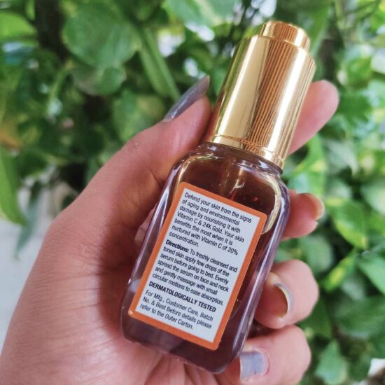 St. Botanica Vitamin C 24K Gold Night Face Serum