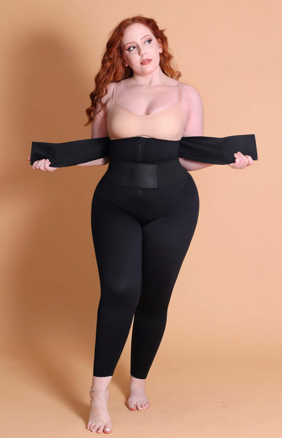 NeoSweat Shaper Leggings With Removable Waist Belt