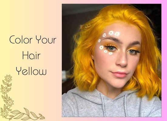 Color Your Hair Yellow
