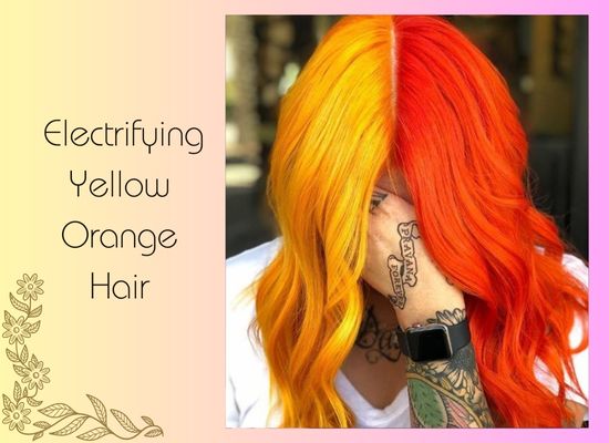 Electrifying Yellow-Orange Hair