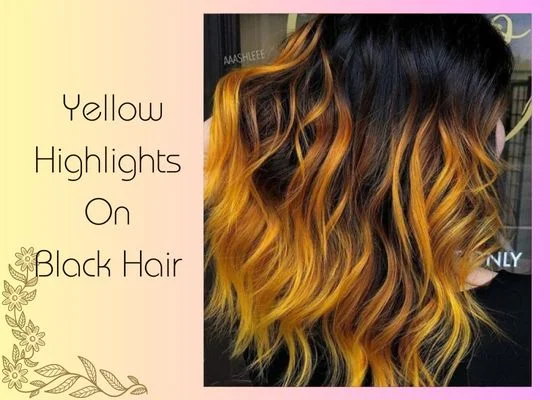 Yellow Highlights On Black Hair