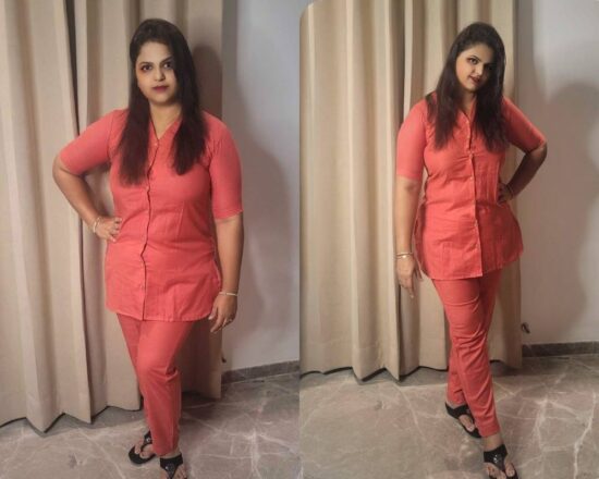 meenakshi wearing itokri coord-set