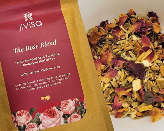 Rose Blend Jivisa wellness tea review